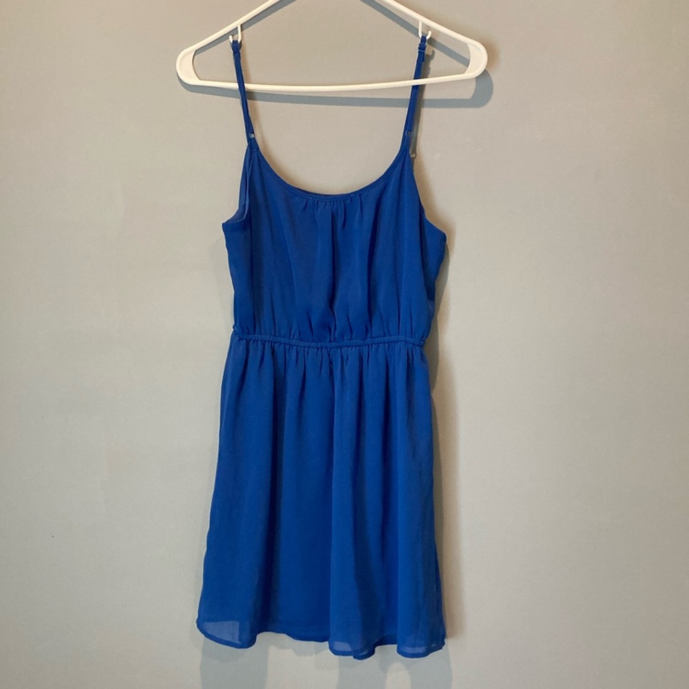 Forever 21 Dark Blue Breathy Light Dress! 💙